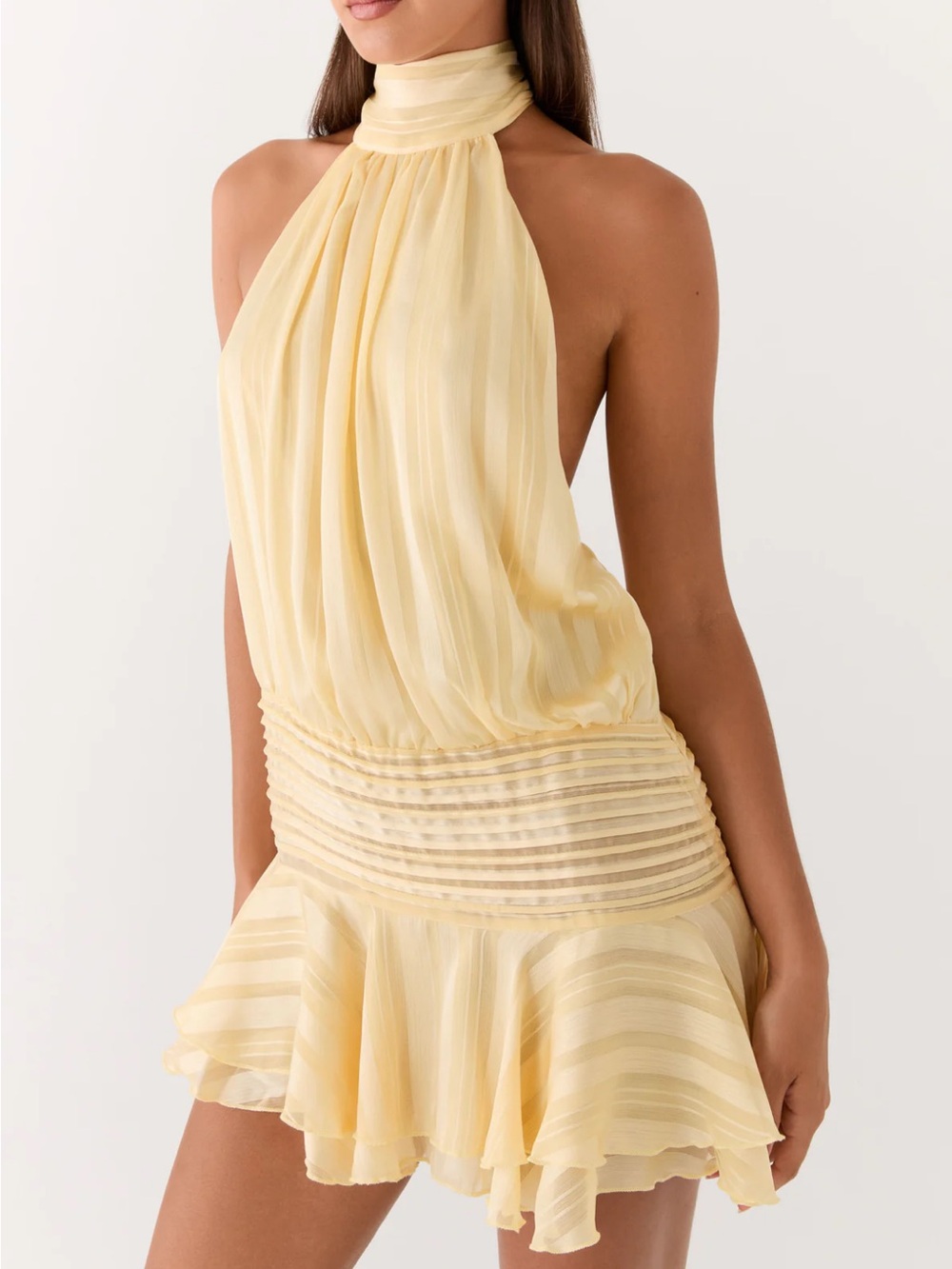 PEPPERMAYO Willow Chiffon Mini Dress